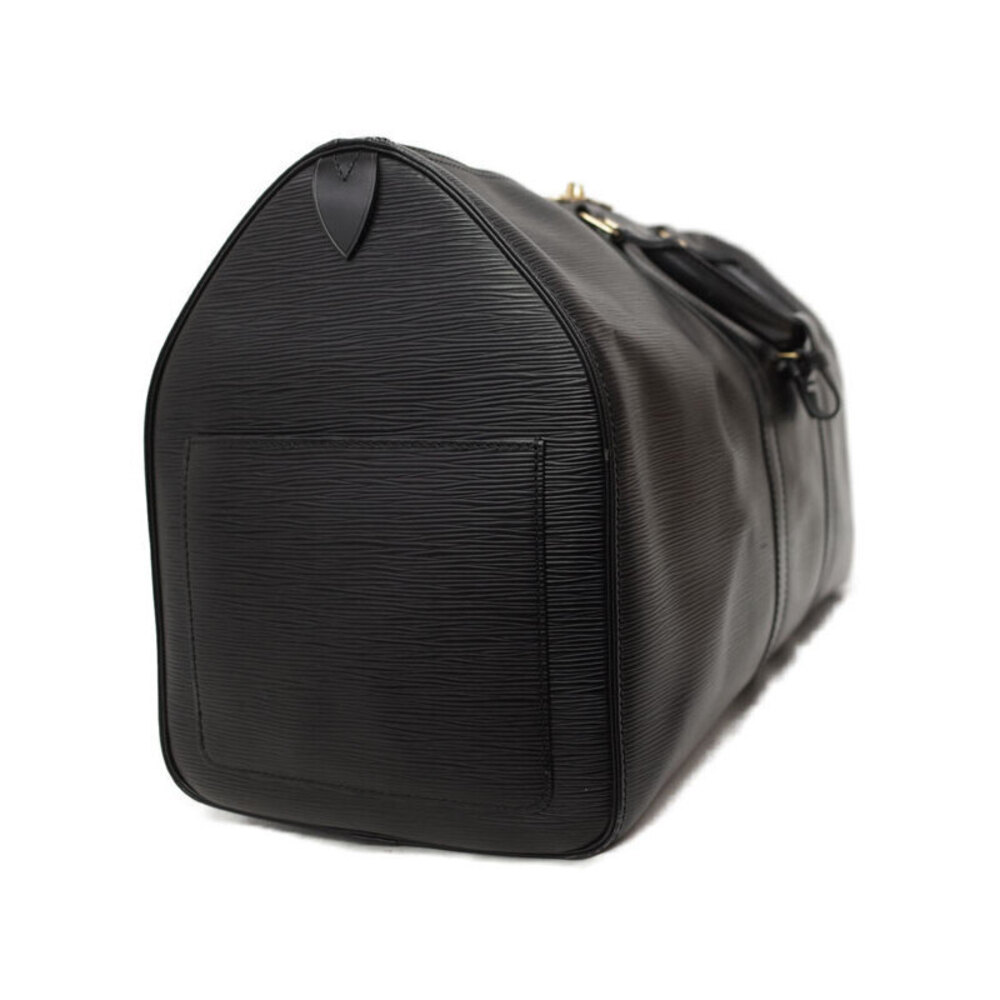 Louis Vuitton Keepall Black Boston Leather Bag Epi Shoulder - Picture 1 of 9